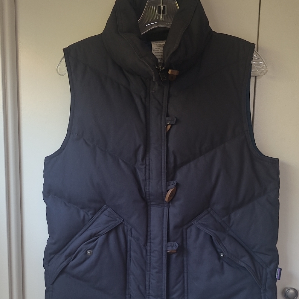 Patagonia Dark Blue Puffer Vest
